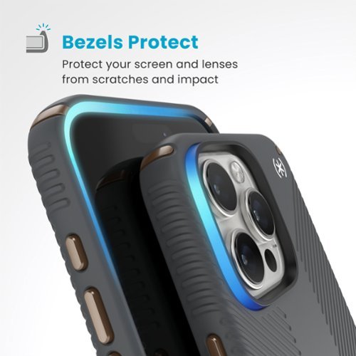 Speck Presidio2 Grip ClickLock Case with MagSafe for Apple iPhone 16 Pro Max - Charcoal Grey BUY ONLINE