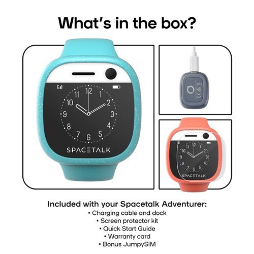 Spacetalk Adventurer 4G Kids Smart Watch Phone and GPS Tracker - Ocean WORLDWIDE DELIVERY
