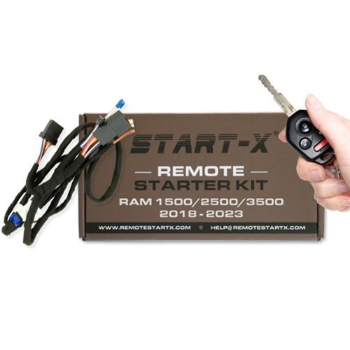 Start-X - Remote Start System for Select 2018-2023 RAM Trucks - Black-Front_Standard 