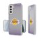Keyscaper - NBA - Los Angeles Lakers Linen Logo Galaxy Clear Case - S24 - Multicolor-Front_Standard