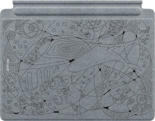 Microsoft - Limited Edition Teen Designed Pro 13” Keyboard for Pro 13” (11th Ed.), Pro 9, and Pro 8 and Surface Slim Pen (2nd Ed.) - Platinum