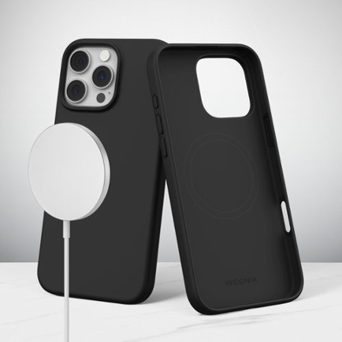 Insignia™ Silicone Case with MagSafe for iPhone 16 Pro - Black WHERE TO BUY