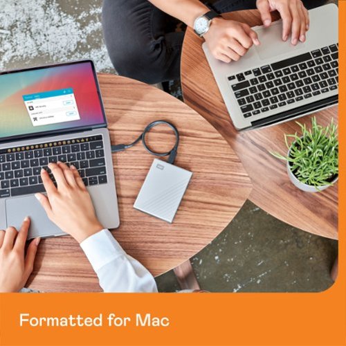 WD My Passport Ultra for Mac 2TB External USB 3.0 Portable Hard Drive - Silver BUY IN UAE