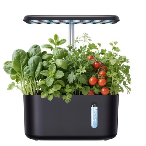 Sonicgrace - Indoor Hydroponic Growing System - Black-Front_Standard 