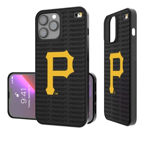 Keyscaper - MLB - Pittsburgh Pirates iPhone Text Backdrop Design Bump Case - 16 Pro Max - Multicolor-Front_Standard 