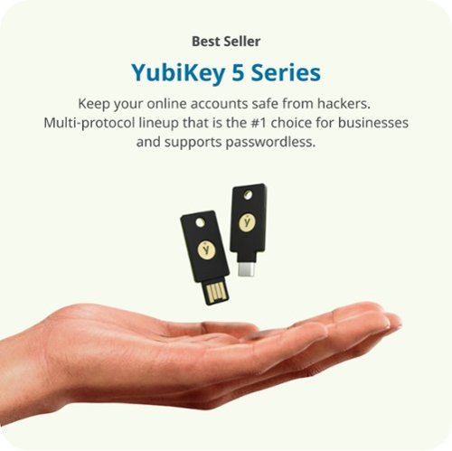 Yubico YubiKey 5C Nano - Two-Factor authentication (2FA) Security Key, Connect via USB-C, Compact Size, FIDO Certified - Black BUY IN AUSTRALIA