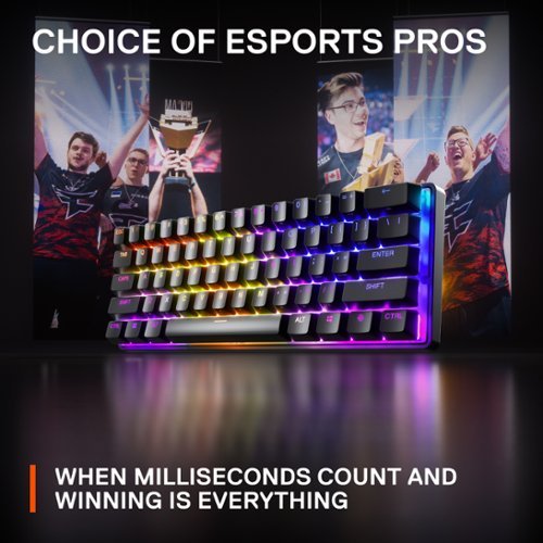 SteelSeries Apex Pro Mini 60% V2 Wired Mechanical OmniPoint Adjustable HyperMagnetic Gaming Keyboard with Rapid Tap - Black WHERE TO BUY