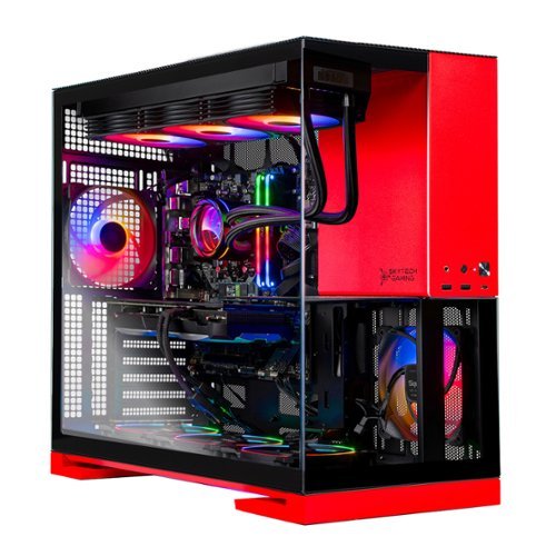 Skytech Gaming - Skytech VIPER - AMD Ryzen 7 9800X3D, 9070XT, 32GB 6000 MHz DDR5 RAM, 850W GOLD A3 PSU - Red-Front_Standard 