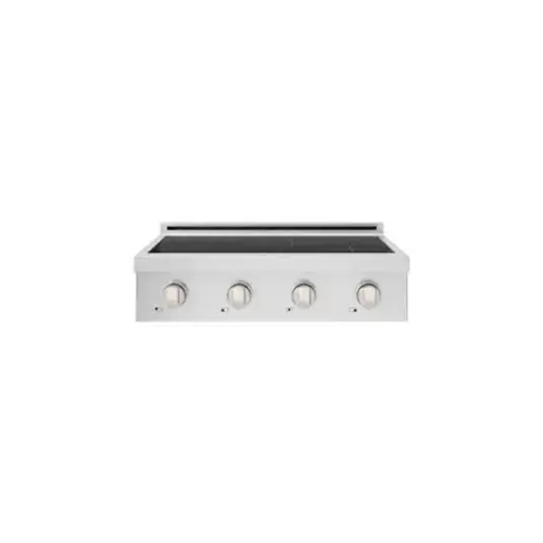 Front. ZLINE - 30 in. Paramount Built-in Electric Induction Rangetop with 4 Element Cooktop in Stainless Steel - Stainless Steel.