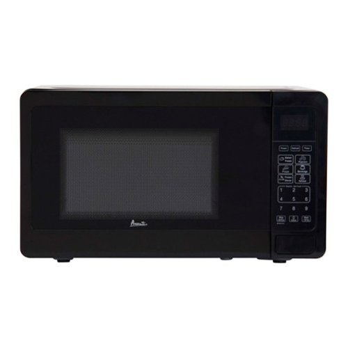 Avanti - MT7V1B 0.7 Cubic Feet Black Microwave Oven with 10 Power Levels - Gray-Front_Standard 