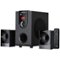 beFree Sound - Powered Wireless Speaker System (Pair) - Black-Front_Standard