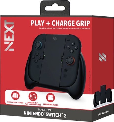 NEXT Joy-Con 2 Charging Grip for Nintendo Switch 2 - Black WHERE TO BUY