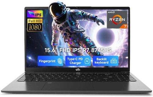 NIMO - 15.6" IPS FHD-Gaming-Laptop, AMD Ryzen 7 8745HS 32GB DDR5 RAM 1TB SSD 4.9GHz Radeon 780M Graphics 100W USB-C 4.0 - Black-Front_Standard 