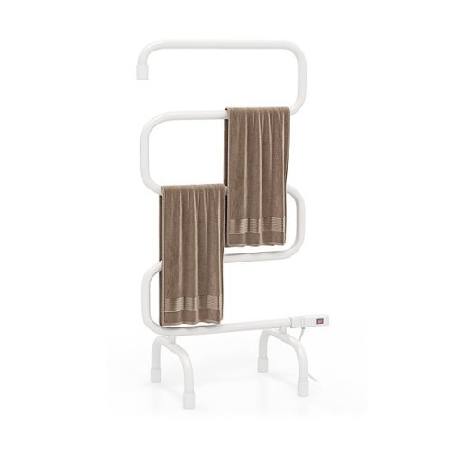 Sugift - 2 in 1 Towel Warmer and Dryer - White-Front_Standard 