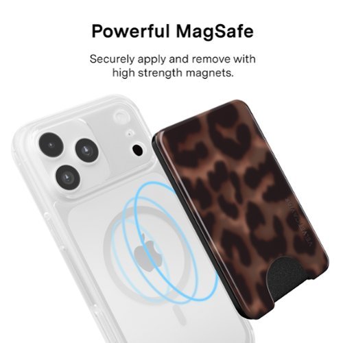 VELVET CAVIAR Magnetic Phone Wallet - It Girl Leopard WORLDWIDE DELIVERY