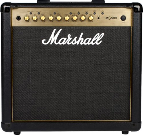 Marshall - MG50GFX Combo Guitar Amp with Digital Effects / Reverb and 3-band EQ - Black