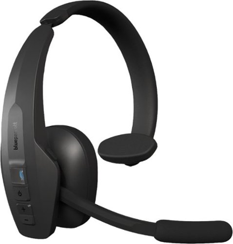  BlueParrott - Pro B450 Wireless Bluetooth Mono Headset with 98% AI Voice Isolation Mics, ANC audio, and All-Day Comfort - Black