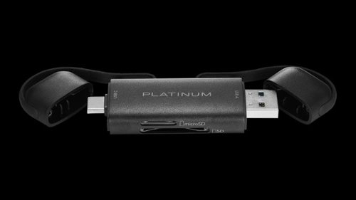 Platinum™ UHS-I USB-C/USB 3.2 Gen 1 Memory Card Reader - Black BUY ONLINE
