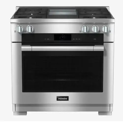 Front. Miele - HR 1936-3 LP DF GD - Stainless Steel.