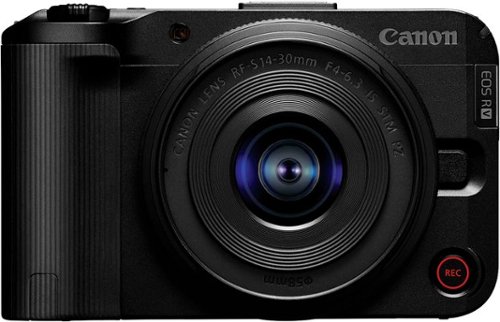 Canon EOS R50 V 4K Video Mirrorless Camera with RF-S14-30mm F4-6.3 IS STM PZ Lens - Black WORLDWIDE DELIVERY
