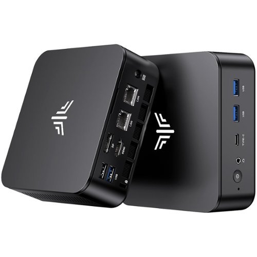 Kamrui - E3 - Mini PC AMD Ryzen 5 3500U (4-Core, 8-Thread, up to 3.7GHz) 16GB DDR4 1TB SSD Triple 4K Compact Desktop - Black-Front_Standard 