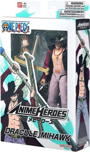 Bandai Anime Heroes One Piece - Dracule Mihawk 6.5 Figure BUY ONLINE