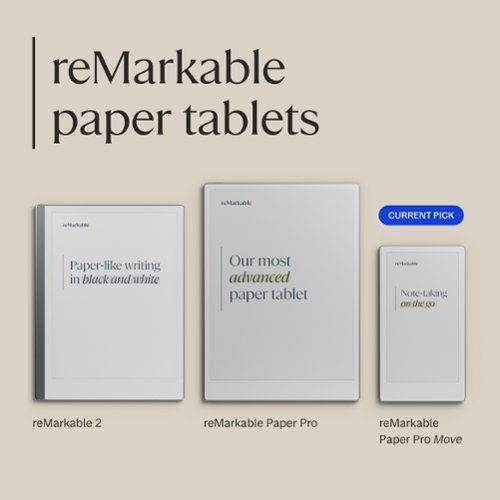 reMarkable Paper Pro Move - 7.3 Paper Tablet with Marker Plus and Premium Leather Book Folio - Black BUY IN AUSTRALIA
