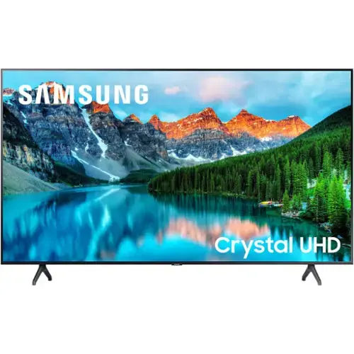 Front. Samsung - 65" CLASS BE65T-H LED 4K Commercial Grade TV - Black.