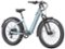 Velotric - Nomad 1 Step-Through Fat Tire Ebike with 55 miles Max Range and 25 MPH Max Speed UL Certified - Sky Blue-Front_Standard
