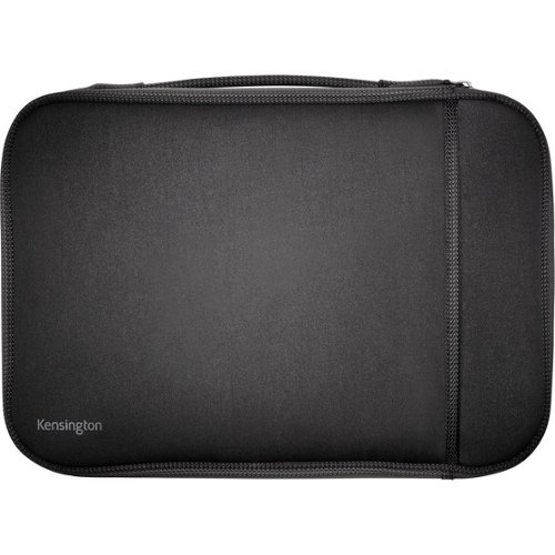 Kensington - K60101WW Carrying Case (Sleeve) for 15.6" Apple Chromebook, MacBook Air, Tablet, Notebook, Ultrabook - Black - Black,Pink-Front_Standard 
