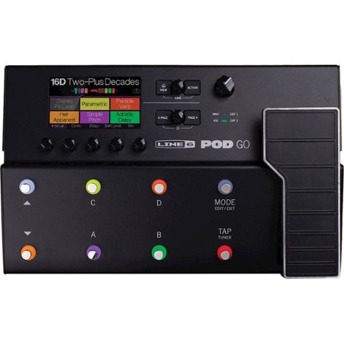 Line 6 - POD Go Guitar Processor - Black-Front_Standard 