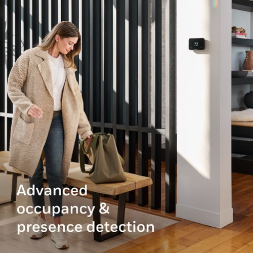 Honeywell Home X8S Smart Thermostat with Room Sensor, Video Doorbell Compatibility, and IAQ Control - Black GLOBAL SHIPPING