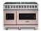 Viking - 5-Series Dual Fuel Self-Clean 48"W Sealed Burner Range - Blush-Front_Standard