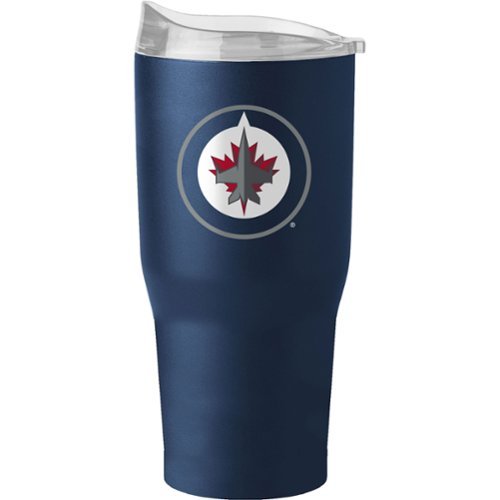 Logo Brands - Winnipeg Jets 30oz. Flipside Powder Coat Tumbler - Multicolor-Front_Standard 