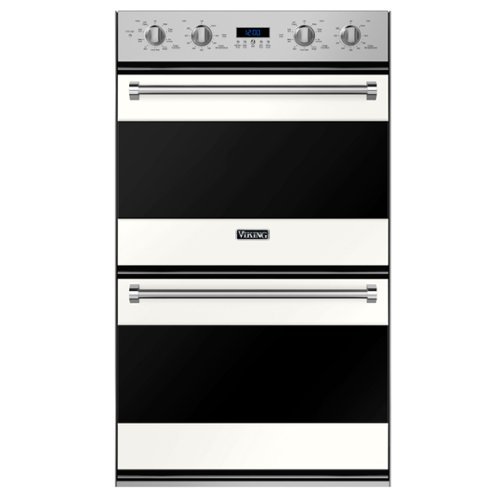 Viking - 30" Double Electric Wall Oven-Pure White - Pure White