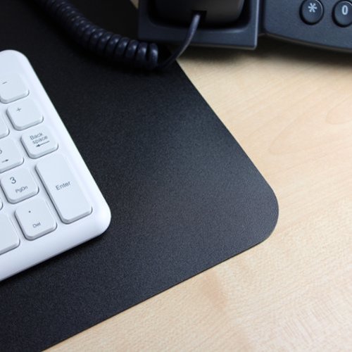 Floortex Desktex Desk Pad - Black GLOBAL SHIPPING