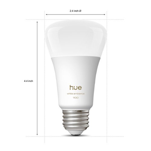 Philips Hue WA 1100 Lumen Output A19 E26 2PK 591131 - Best Buy