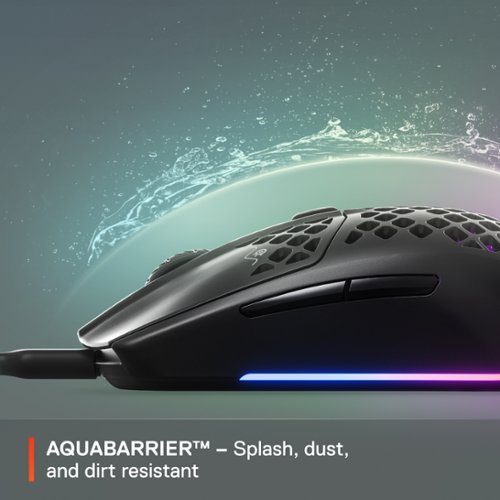 SteelSeries Aerox 3 Super Light Honeycomb Wired RGB Optical Gaming Mouse - Wired - Onyx WORLDWIDE DELIVERY