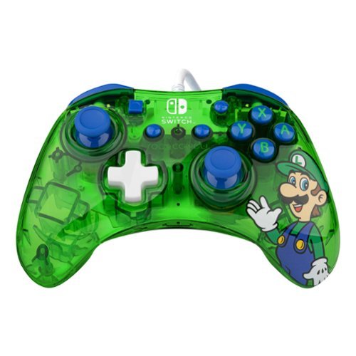PDP Rock Candy™ Wired Controller: Nintendo Switch, Nintendo Switch (OLED Model) - Luigi Lime HOW TO BUY