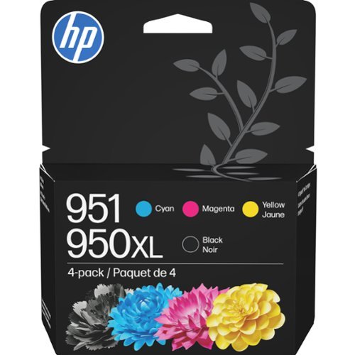 HP - 950/951 4-Pack Standard Capacity Ink Cartridges - Black/Cyan/Magenta/Yellow-Front_Standard 