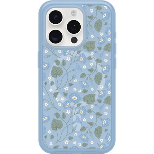 OtterBox - Symmetry Series Hard Shell for MagSafe for Apple iPhone 15 Pro - Dawn Floral