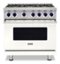 Viking - VGR Freestanding 7 Series Gas 36" Range - Pure White-Front_Standard