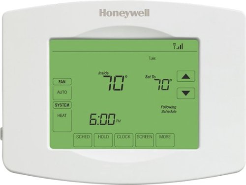  Honeywell Home - 7-Day Programmable Thermostat with Wi-Fi Capability - White