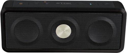  TDK Life on Record - Portable Bluetooth Weatherproof Speaker - Black