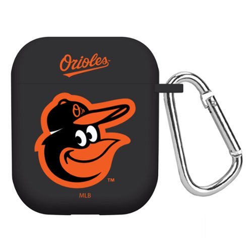 Artinian - Baltimore Orioles AirPods Case Cover - Black-Front_Standard 