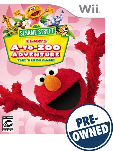  Sesame Street Elmo's A-to-Zoo Adventure: The Videogame — PRE-OWNED - Nintendo Wii