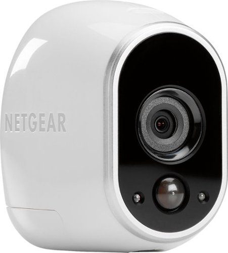  Arlo - Indoor/Outdoor 720p Wi-Fi Wire-Free Security Camera - White/Black