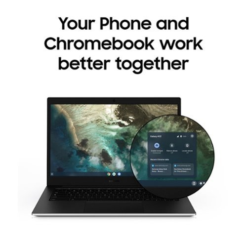 Samsung Galaxy Chromebook Go - 14 LED Laptop - Intel Celeron- 4GB Memory - 128GB Storage - Silver GLOBAL SHIPPING