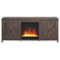 Camden&Wells - Granger Crystal Fireplace TV Stand for Most TVs up to 65" - Alder Brown-Front_Standard