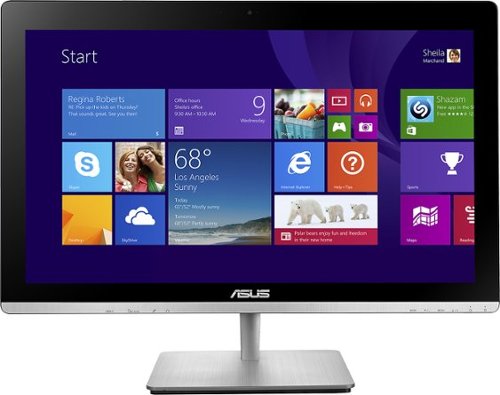  ASUS - 23&quot; Touch-Screen All-In-One - Intel Core i5 - 8GB Memory - 2TB Hard Drive - Black